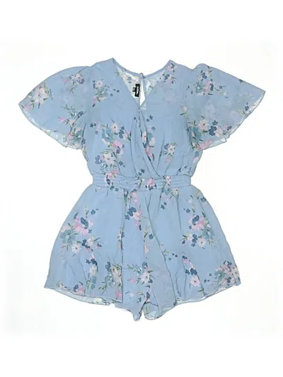 Pre-owned Zunie Kids' Romper In Blue