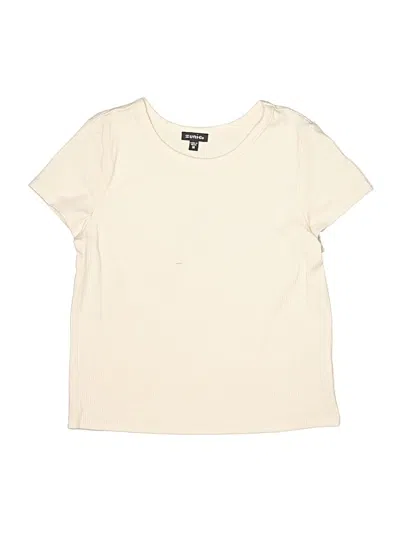 Pre-owned Zunie Kids' Short Sleeve T-shirt In Ivory