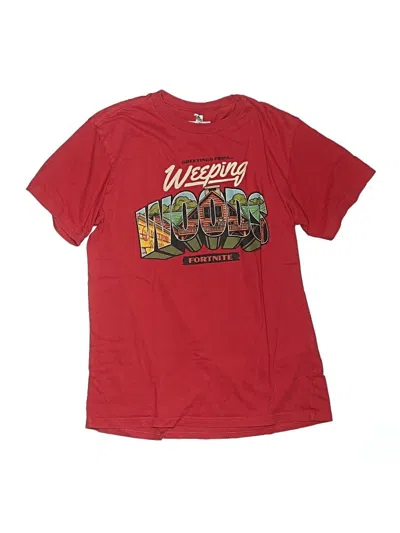 Pre-owned Zunie Kids' Short Sleeve T-shirt In Red
