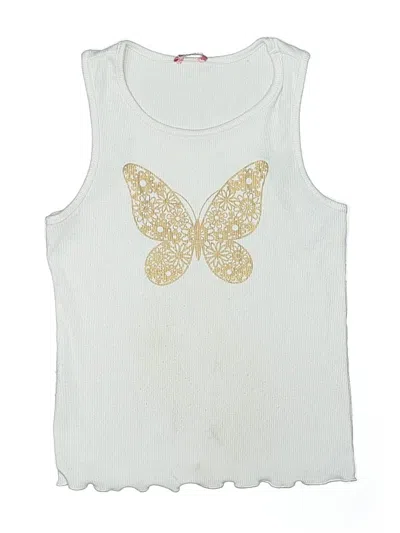 Pre-owned Zunie Kids' Sleeveless T-shirt In White