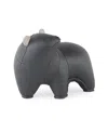 Zuny Bear Bero Paperweight In Dark Gray + Wheat