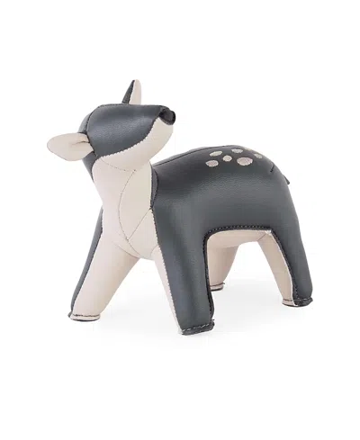 Zuny Deer Luke Bookend In Gray
