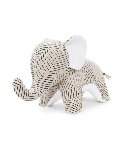 Zuny Elephant Abby Bookend In White