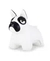 Zuny French Bulldog Bookend In White + Black