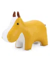 Zuny Hippo Bookend In Yolk Yellow + White