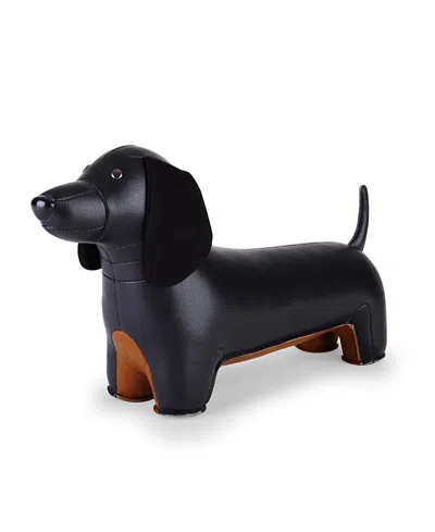 Zuny Teckel Bookend In Black