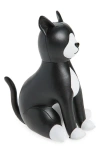Zuny Tuxedo Cat Bookend In Black
