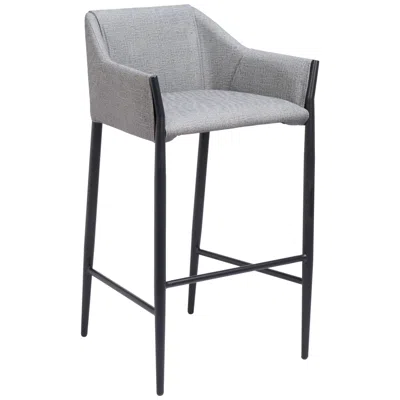 Zuo Andover Barstool Slate Gray