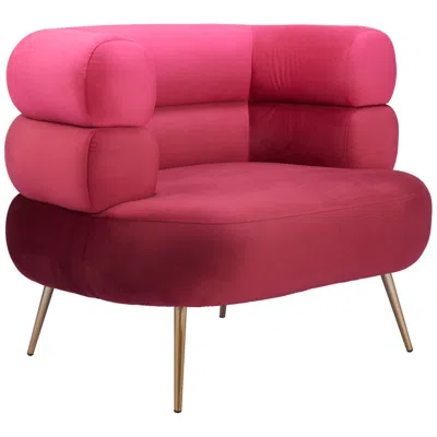 Zuo Arish Accent Chair Red