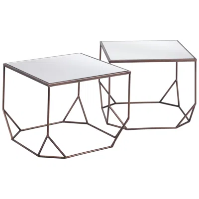 Zuo Arzon Coffee Table Set Bronze
