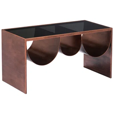 Zuo Aveiro Coffee Table Copper & Black