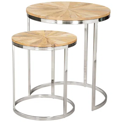 Zuo Bari Coffee Table Set Natural