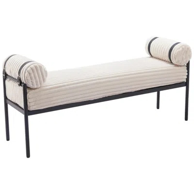 Zuo Barrow Bench Cream