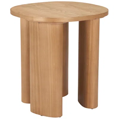 Zuo Benen Side Table Natural In Brown