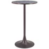 Zuo Bite Bar Table Black & Bronze