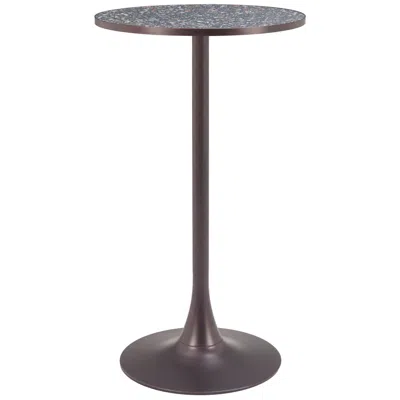 Zuo Bite Bar Table Black & Bronze