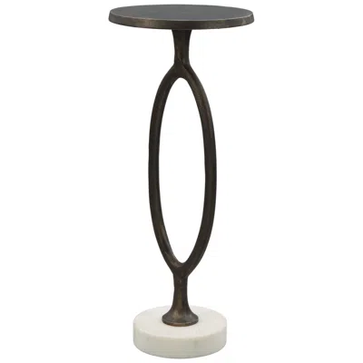 Zuo Bonita Accent Table Bronze In Black