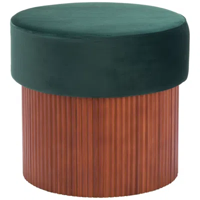 Zuo Boto Storage Ottoman Green