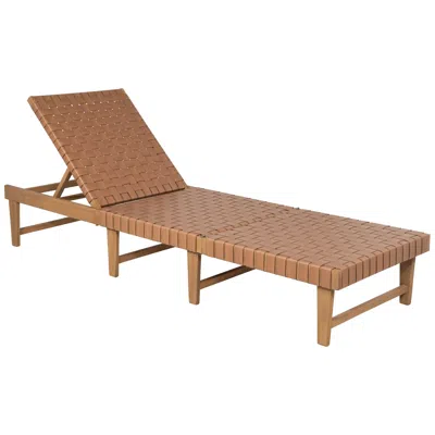 Zuo Breath Chaise Lounge Brown
