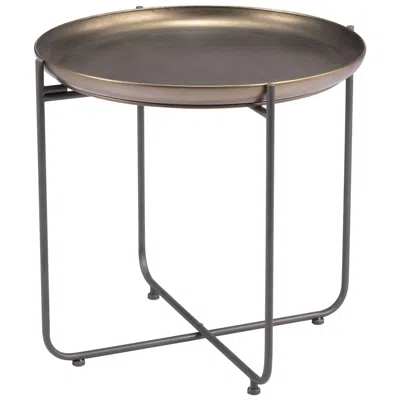 Zuo Bronson Side Table Bronze