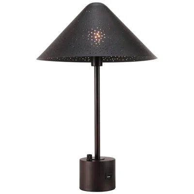 Zuo Cardo 20" High Bronze Modern Accent Table Lamp In Black