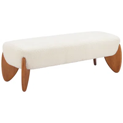 Zuo Charm Bench Ivory