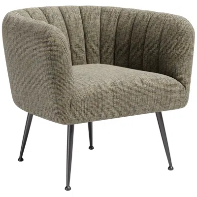 Zuo Deco Accent Chair Green Tweed