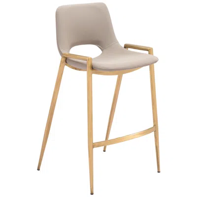 Zuo Desi Counter Chair Set In Brown