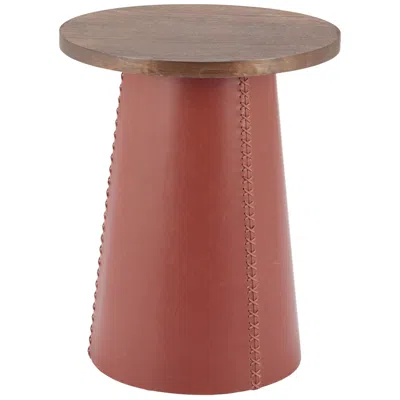 Zuo Dikis Side Table Brown