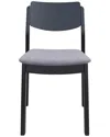Zuo Modern Desdamona Dining Chair In Gray
