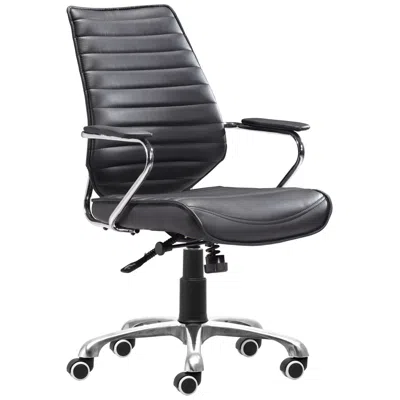 Zuo Enterprise Low Back Office Chair Black