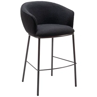 Zuo Essen Barstool Black & Bronze