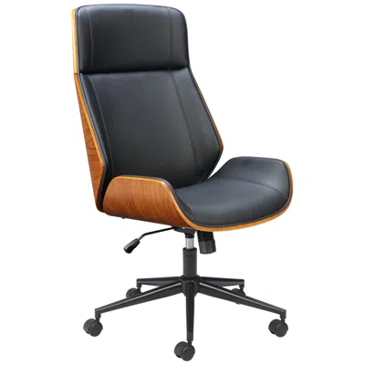 Zuo Flex High Back Office Chair Black