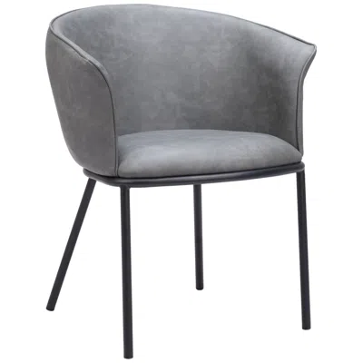 Zuo Garston 26" Wide Modern Gray Dining Chair