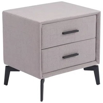 Zuo Halle Side Table Gray