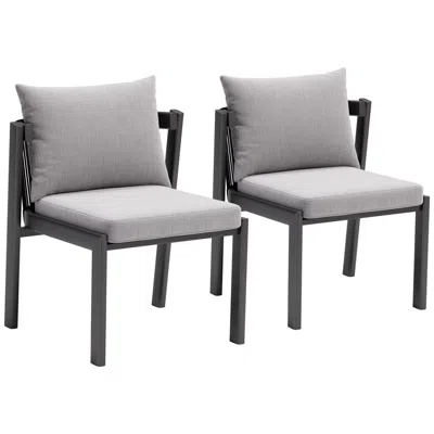 Zuo Horizon Dining Chair Gray