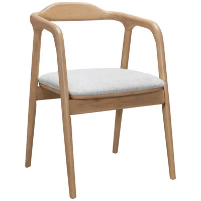 Zuo Hosoi Dining Chair Beige In Neutral