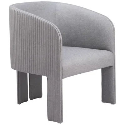 Zuo Hull 24 3/4" Slate Gray Fabric Modern Accent Chair