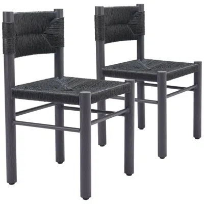 Zuo Iska Dining Chair Black