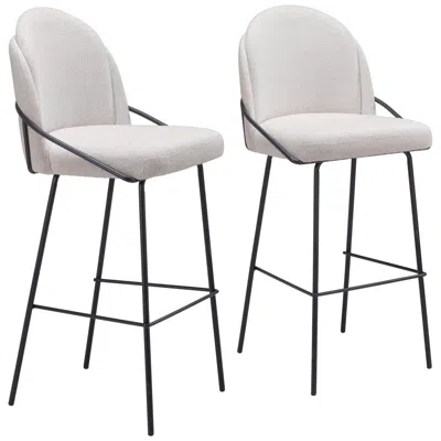 Zuo Jambi Barstool Ivory