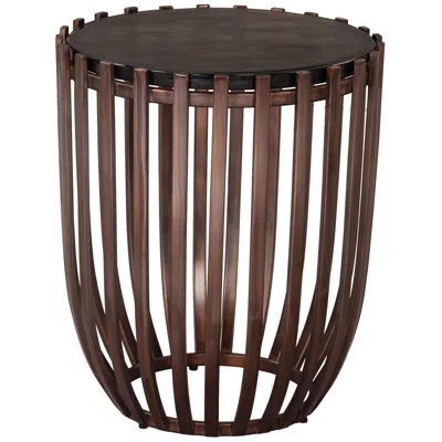 Zuo Kafig Side Table Bronze
