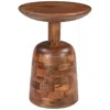 Zuo Kelk Side Table Walnut