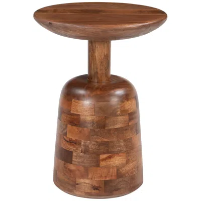 Zuo Kelk Side Table Walnut
