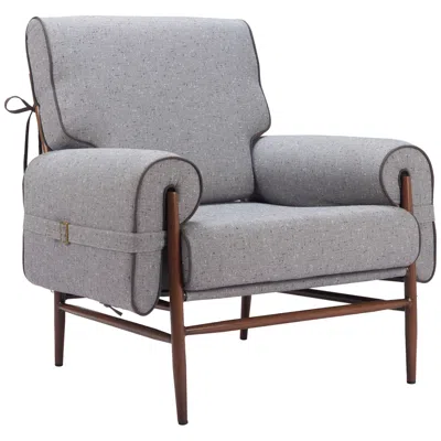 Zuo Klem Accent Chair Gray