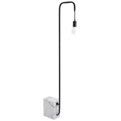 Zuo Lancia 59" High Black Finish Modern Floor Lamp
