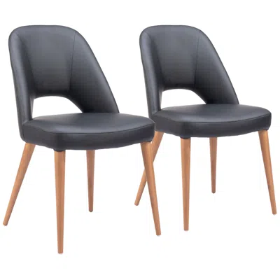 Zuo Leith Dining Chair Black