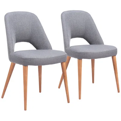 Zuo Leith Dining Chair Gray