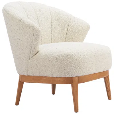 Zuo Leque Accent Chair Tawny Beige
