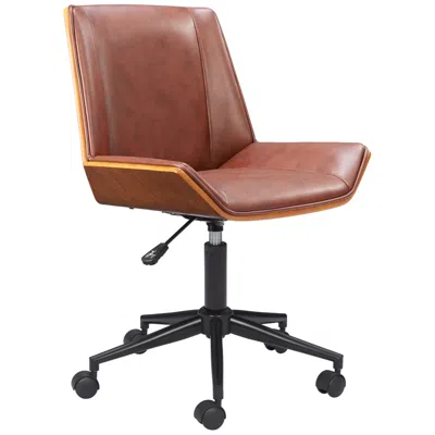 Zuo Maker Office Chair Brown