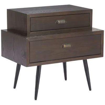 Zuo Mechy Side Table Brown
